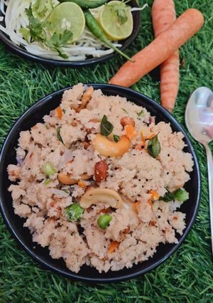 A picture of Rava Upma.