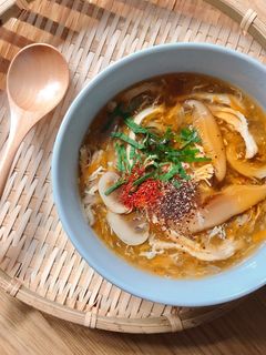 Hình của món Súp Gà 3 Loại Nấm.
