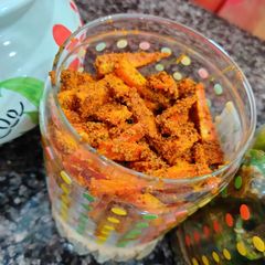 A picture of Instant carrot pickle.