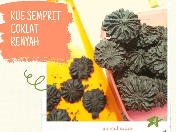 Cara Gampang Menyiapkan Kue semprit coklat renyah Anti Gagal