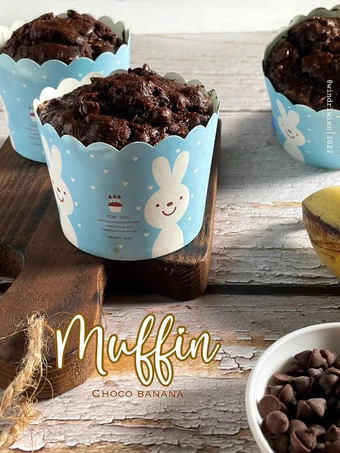 Cara Gampang Membuat Resep Choco Banana Muffin yang Enak Banget Anti Ribet, Mantap Sekali