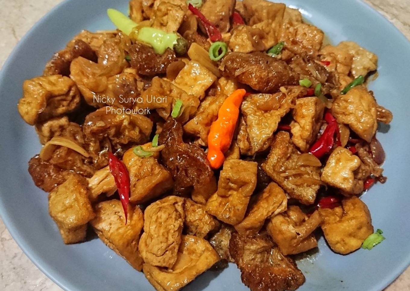 Oseng Tahu Dorokdok