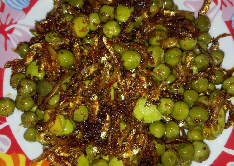 Orek teri, pete, terong pipit (pokak)