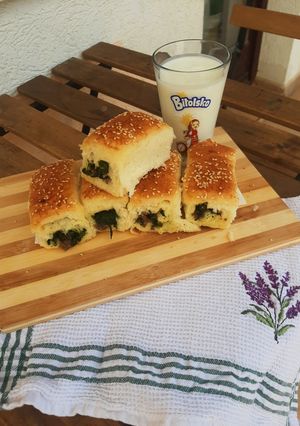 A picture of Turkish Borek rolls (granny's version).