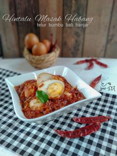 Foto resep 10.7~ Hintalu Masak Habang (Telur Bumbu Bali Banjar)
