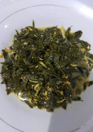 Foto resep Sayur singkong teri medan
