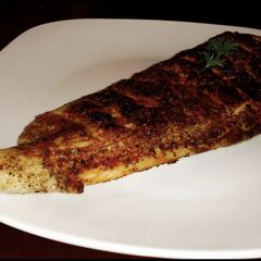 A picture of Grilled Garlic Mahi Mahi With A Sprinkle Of Old Bay seasoning🔥.