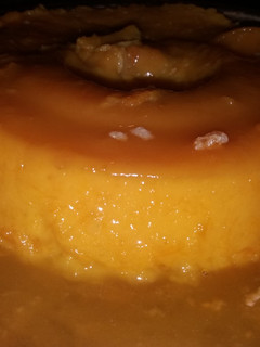 Una foto de Flan de zapallo o andai