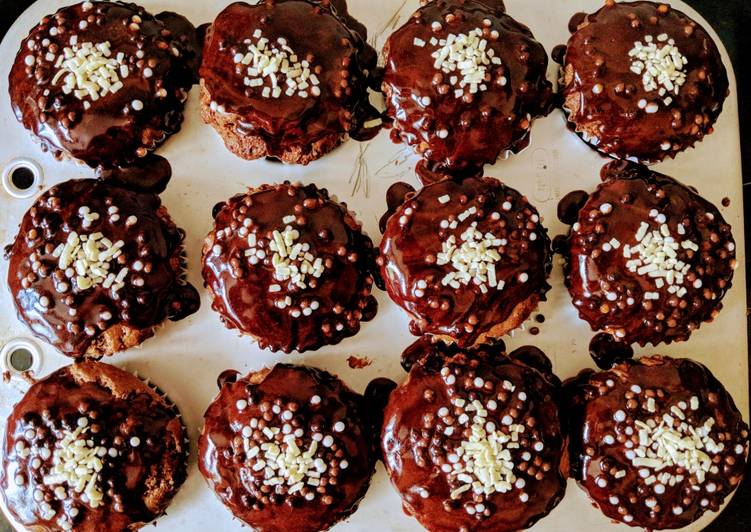 Steps to Prepare Any-night-of-the-week Tripe chocolate raspberry muffins 🍫