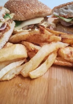 Φωτογραφία της συνταγής Burger με κοτόπουλο