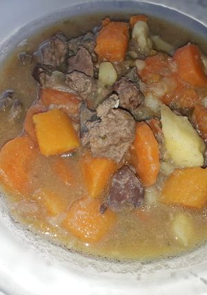 Una foto de Sopa de hígado