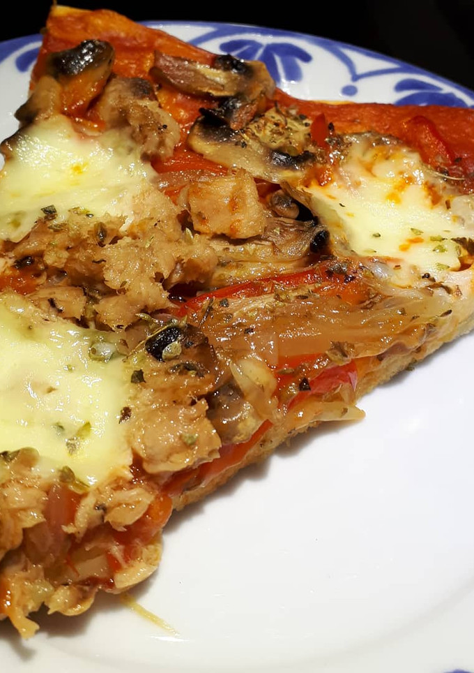 Una foto de Pizza con verdura