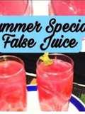 Refreshing False ka sharbat Recipe