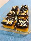 Layered custard pudding
