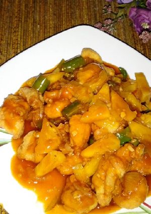 Foto resep Ayam asam manis