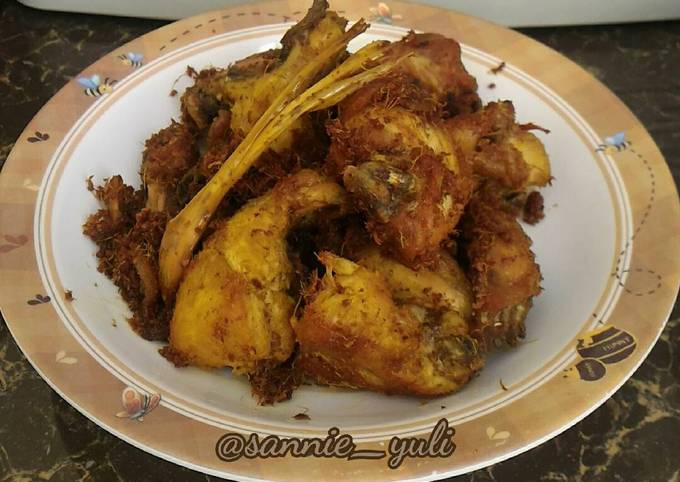 Ayam goreng lengkuas simple