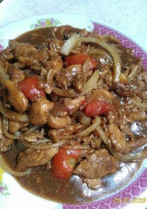 Foto resep Chicken teriyaki gurih bikin nagih 😜😄#ahlinya ayam