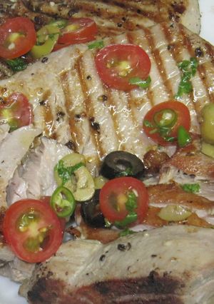 A picture of Tuna grilled.