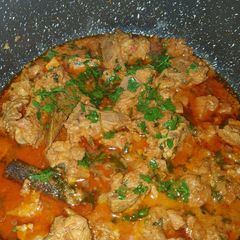A picture of Lamb rogan josh 👌🤤🌶.