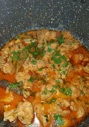 A picture of Lamb rogan josh 👌🤤🌶.