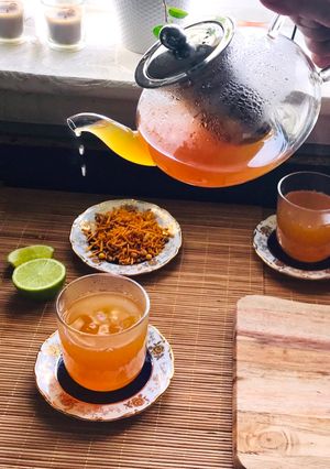 অরেঞ্জ টি রেসিপির প্রধান ছবি