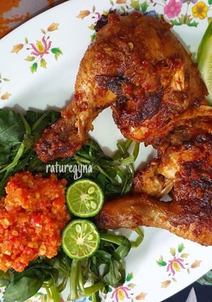 Foto resep Ayam Taliwang dan Plecing Kangkung