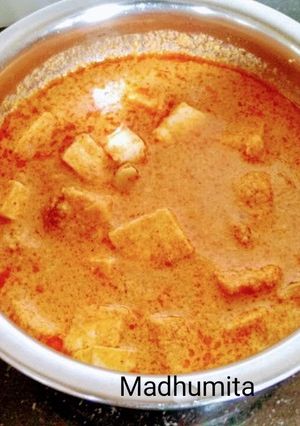 A picture of Spicy Masala Paneer.