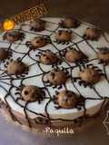 Tarta cookies 🍪 y mousse de 3 chocolates Halloween …🕷🎃