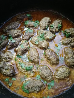 A picture of Beef kabab MAsala.