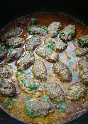 A picture of Beef kabab MAsala.