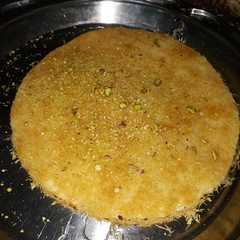 كنافة بالقشطة 😋😋-レシピのメイン写真