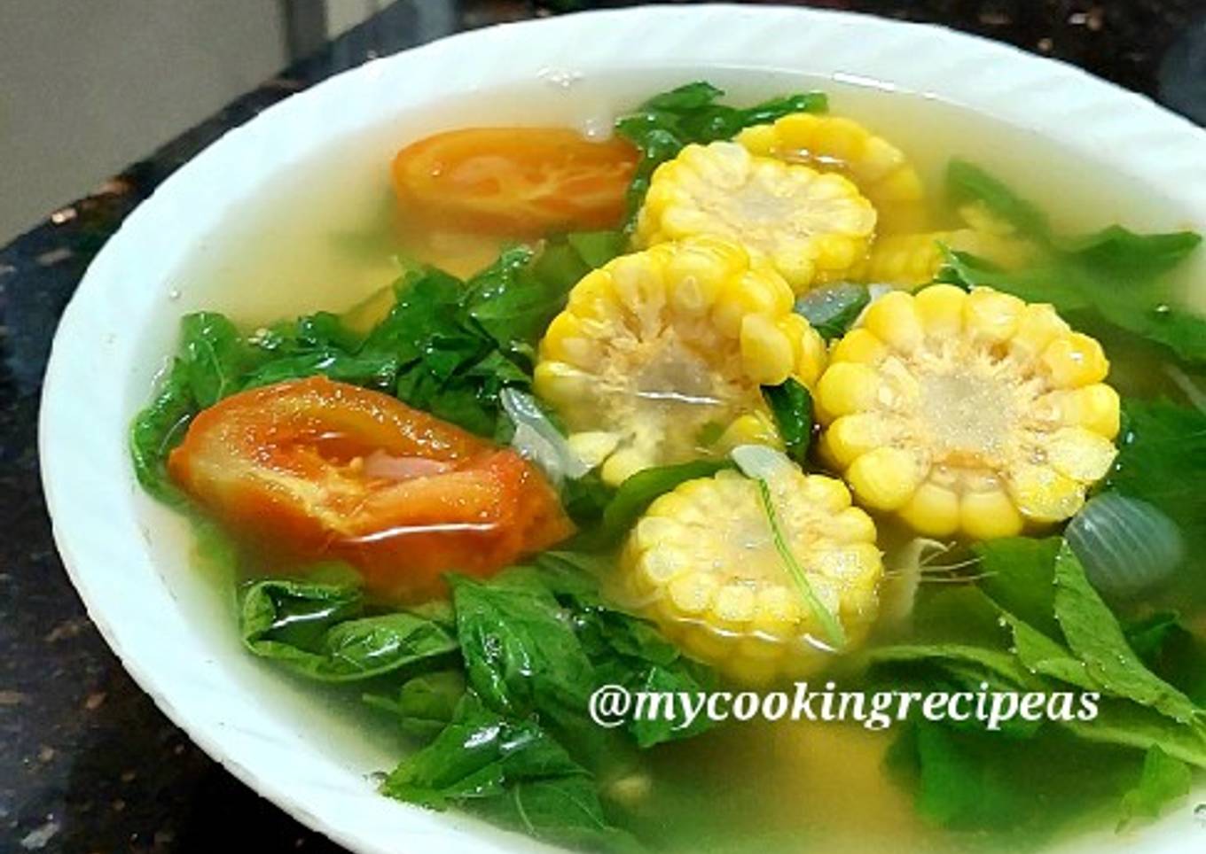 Sup Bayam Jagung