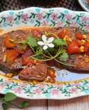 Cá thu một nắng sốt cà