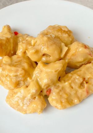 Foto resep Salted egg ayam goreng crispy
