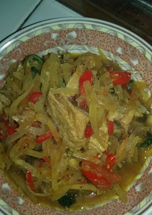 Foto resep Tumis pepaya muda kemangi