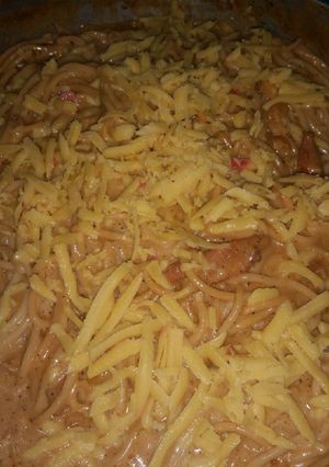 Una foto de Pasta al estilo RD