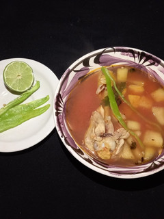 Una foto de Caldo de frutas