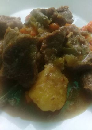 A picture of Beef stew.