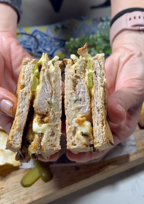 Una foto de Sándwich cubano