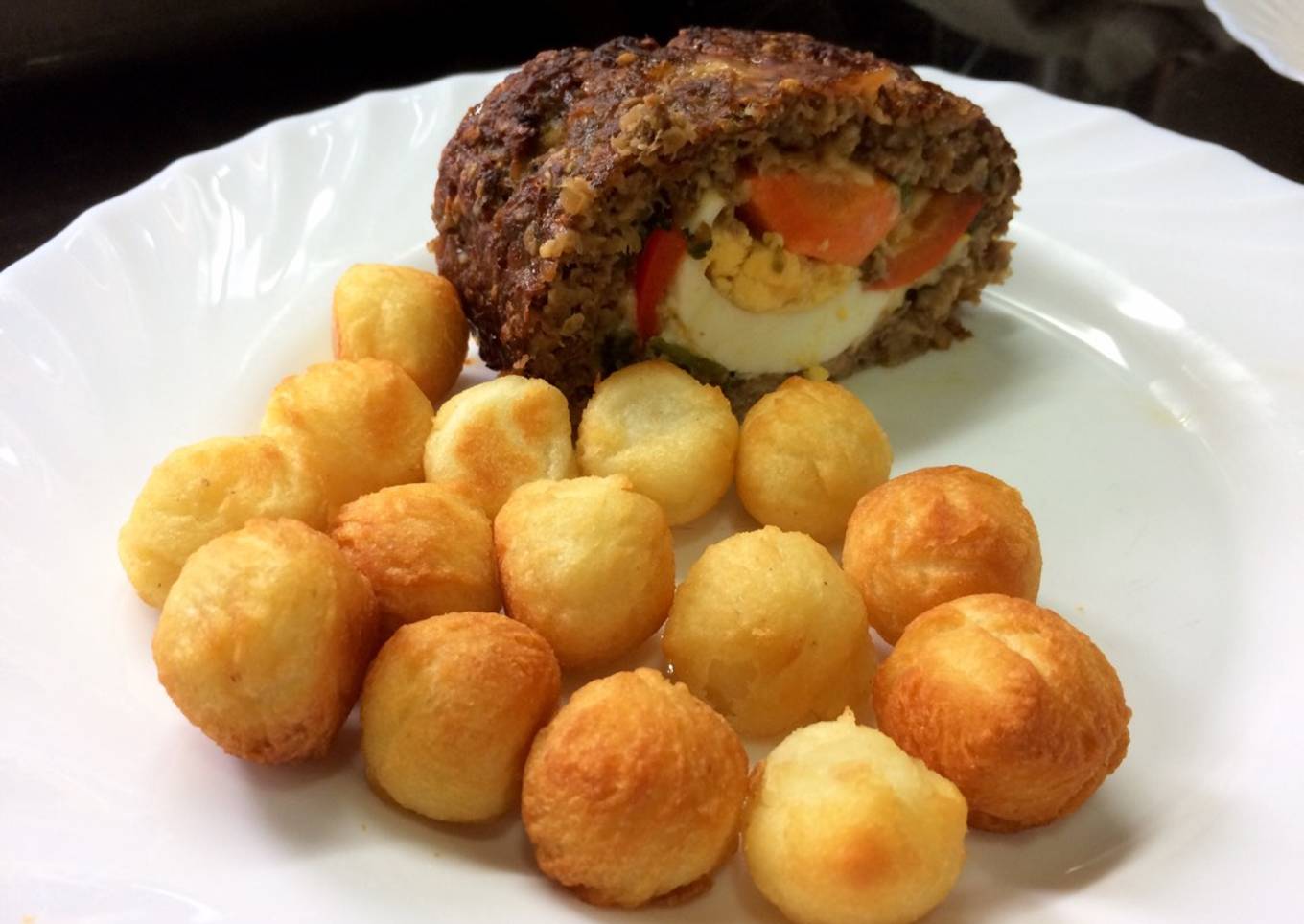 Arrollado de carne molida