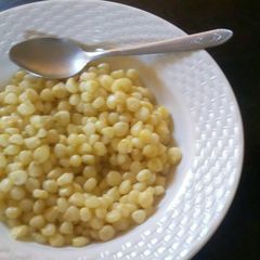 A picture of Cooked-maize.