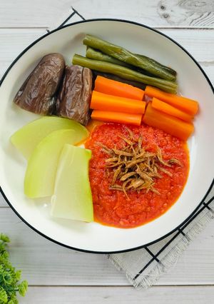 Foto resep Sambalado Uok Sayur Kukus