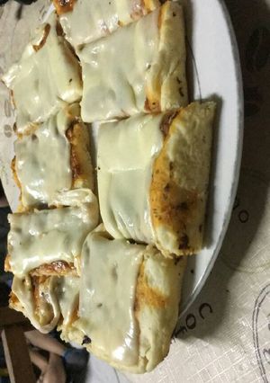 Una foto de Pizza
