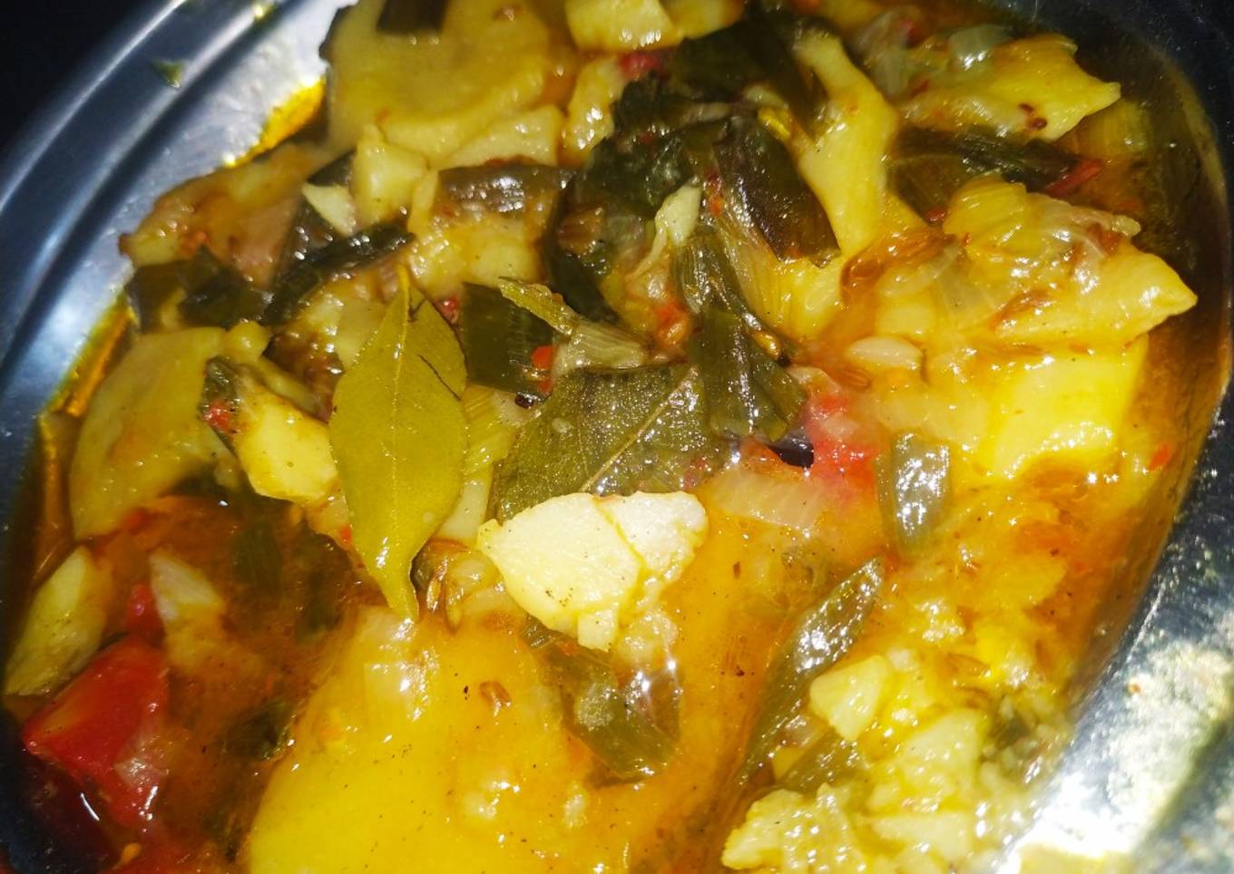 Hari pyaz ki Aloo katli