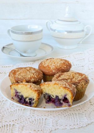 A picture of Blueberry Muffins.