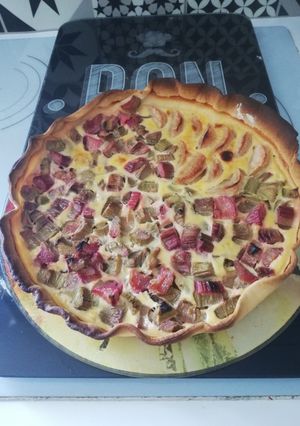 Une photo de Tarte presque rhubarbe de Maryline