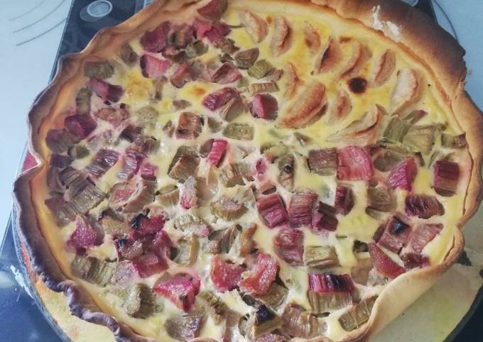 Tarte presque rhubarbe de Maryline