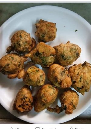 A picture of Methi ke pakode.