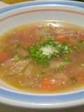 Sopa cultivateur de un estudiante