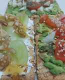 Tostadas dulces y saladas